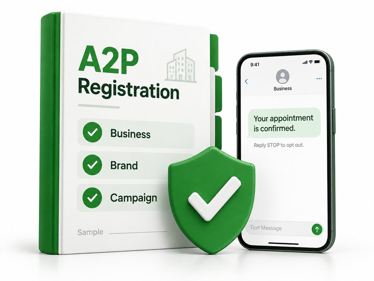 Illustration for A2P registration